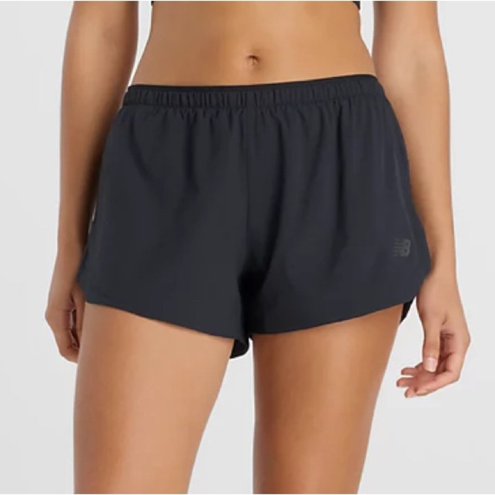 New Balance Women's Black Athletic Running Shorts